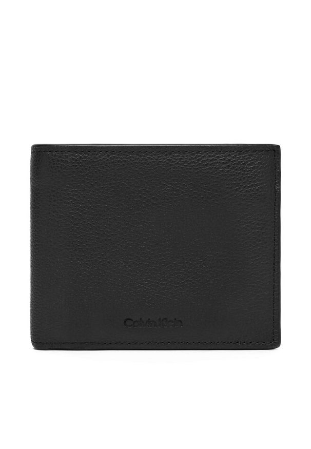 Duży Portfel Męski Calvin Klein. Kolor: czarny