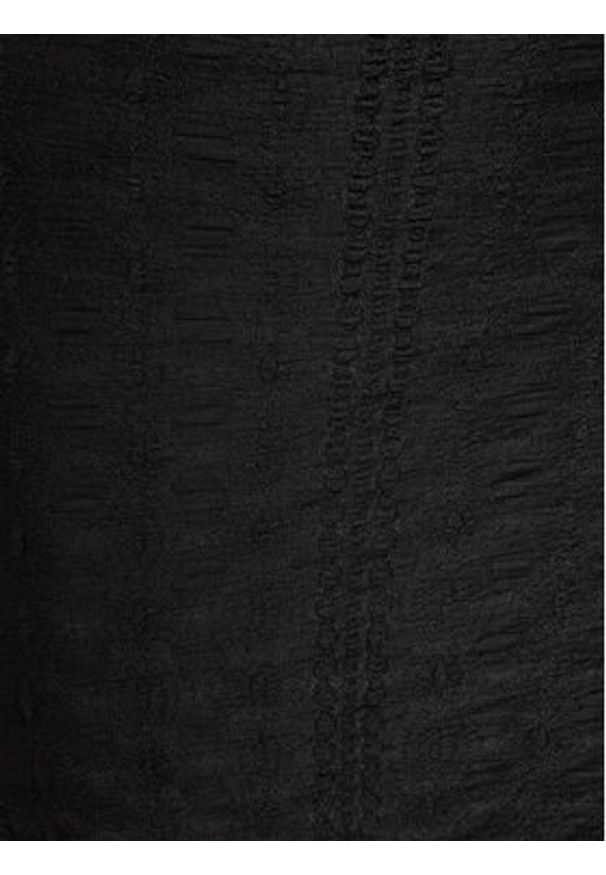 Gina Tricot Spódnica midi 21596 Czarny Regular Fit. Kolor: czarny. Materiał: syntetyk