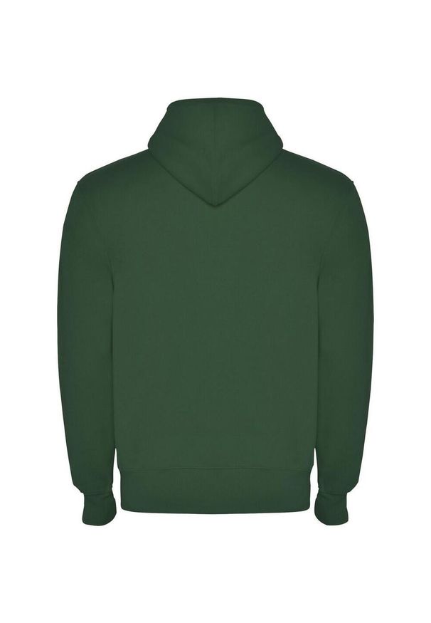 ROLY - Bluza Z Kapturem Dla Dorosłych Unisex Montblanc Z Pełnym Zamkiem Błyskawicznym. Typ kołnierza: kaptur. Kolor: zielony