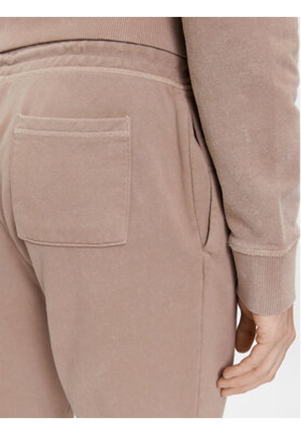 BOSS - Boss Spodnie dresowe Se_Bosslogoraw 50505271 Brązowy Regular Fit. Kolor: brązowy. Materiał: bawełna