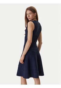 Guess Sukienka codzienna W6GK53 Z0658 Granatowy Regular Fit. Okazja: na co dzień. Kolor: niebieski. Materiał: syntetyk. Typ sukienki: proste. Styl: casual #4