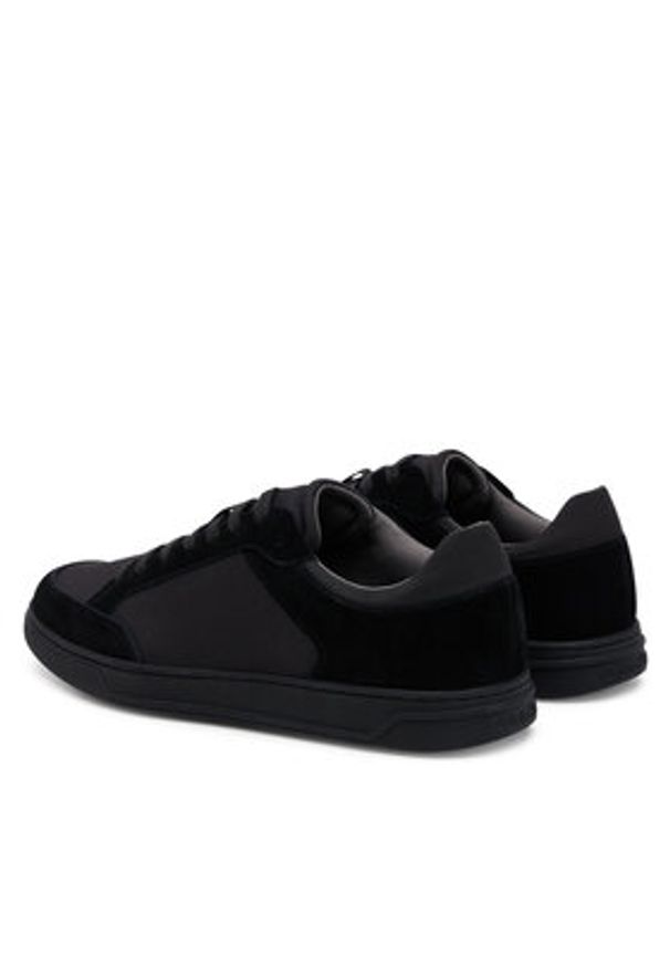 Calvin Klein Sneakersy Low Top Lace Up Repreve Mix HM0HM01802 Czarny. Kolor: czarny. Materiał: materiał