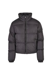 Urban Classics - Krótka Kurtka Puchowa Damska Peached. Kolor: czarny. Materiał: puch. Długość: krótkie. Sport: turystyka piesza