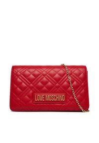 Love Moschino - LOVE MOSCHINO Torebka JC4079PP1OLA0500 Czerwony. Kolor: czerwony. Materiał: skórzane #4