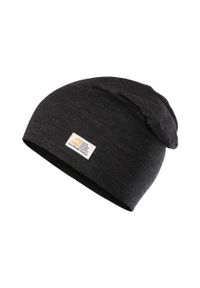ALPINE PRO - Czapka turystyczna wełna merino 100% Alpine Pro Bedade. Kolor: czarny. Materiał: wełna. Styl: casual, sportowy