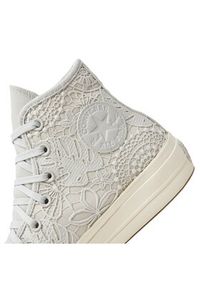 Converse Trampki Chuck Taylor All Star Lift Platform Butterflies A07538C Biały. Kolor: biały. Materiał: materiał. Obcas: na platformie #3