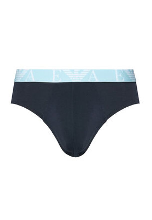 Emporio Armani Underwear Komplet slipów EM000258 AF20668 MB139 Granatowy. Kolor: niebieski. Materiał: bawełna