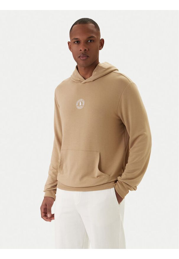 Polo Ralph Lauren Bluza 714P03152003 Beżowy Regular Fit. Typ kołnierza: polo. Kolor: beżowy. Materiał: syntetyk