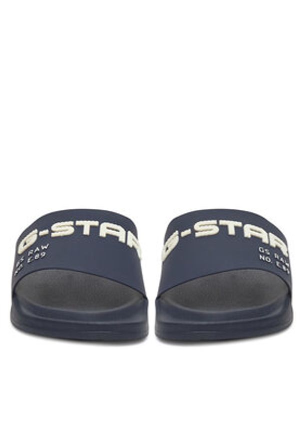 G-Star RAW - G-Star Raw Klapki SS25-3C096-M Granatowy. Kolor: niebieski. Materiał: syntetyk