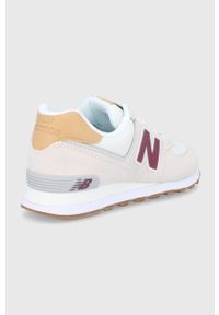 New Balance Buty ML574NR2 kolor kremowy. Nosek buta: okrągły. Zapięcie: sznurówki. Kolor: beżowy. Model: New Balance 574 #5