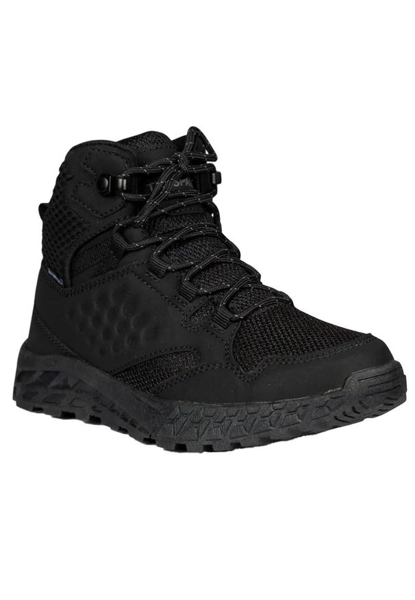 TRESPASS - Wodoodporne Buty Dziecięce Rex. Okazja: na spacer. Kolor: czarny. Sport: turystyka piesza