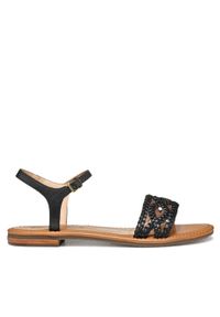 Geox Sandały D Sozy S D55LXA 00081 C9999 Czarny. Kolor: czarny. Materiał: skóra
