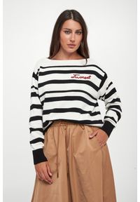 Twinset Milano - Sweter damski z kaszmirem TWINSET. Materiał: kaszmir