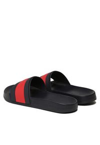 TOMMY HILFIGER - Tommy Hilfiger Klapki Rubber Th Flag Pool Slide FM0FM04236 Granatowy. Kolor: niebieski #6