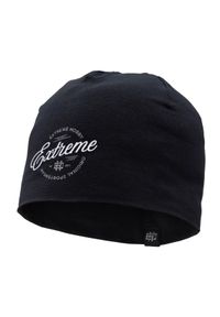 Czapka zimowa męska beanie EXTREME HOBBY CLUSTER. Kolor: czarny. Materiał: elastan, bawełna. Sezon: zima. Styl: casual #1