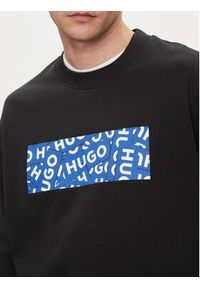 Hugo Bluza Naylos 50515188 Czarny Regular Fit. Kolor: czarny. Materiał: bawełna #5