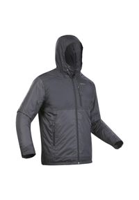 quechua - Kurtka turystyczna męska zimowa Quechua SH100 X-Warm -10°C wodoodporna. Kolor: czarny. Sezon: zima #1