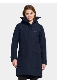 Didriksons Parka Ilma Wns Parka 8 504813 Granatowy Regular Fit. Kolor: niebieski. Materiał: syntetyk