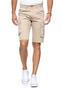 Wrangler - SPODENKI MĘSKIE WRANGLER CARGO SHORT CORNSTALK W15DKC335 $. Materiał: bawełna