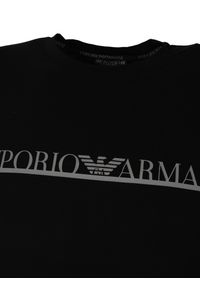 Emporio Armani T-shirt "C-neck" | 1110353F729 | Mężczyzna | Czarny. Okazja: na co dzień. Kolor: czarny. Materiał: bawełna, elastan. Wzór: napisy. Styl: casual, klasyczny #2