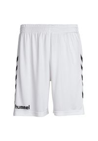 Spodenki sportowe męskie Hummel Core Poly Shorts. Kolor: biały, wielokolorowy, czarny