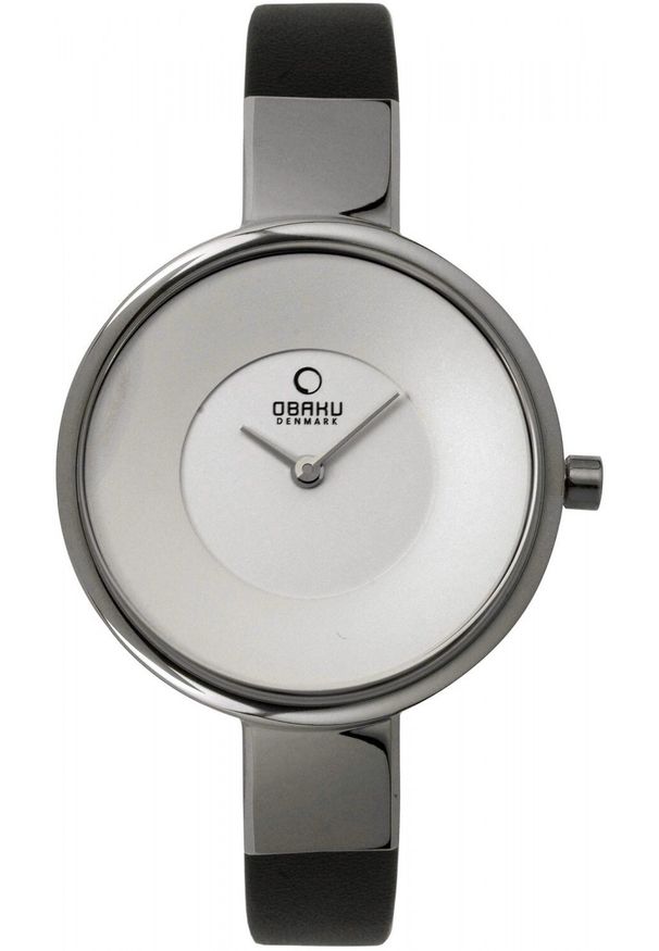 OBAKU - Zegarek damski Obaku Denmark V149LCIRB czarny. Kolor: czarny