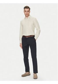 Marc O'Polo Koszula 523 7428 42318 Beżowy Regular Fit. Typ kołnierza: polo. Kolor: beżowy. Materiał: len #3