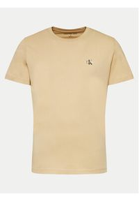 Calvin Klein Jeans Komplet 2 t-shirtów J30J320199 Beżowy Regular Fit. Kolor: beżowy. Materiał: bawełna #7