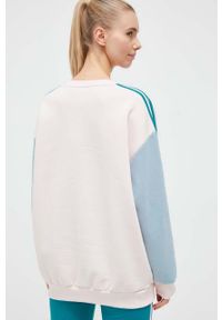 Adidas - adidas bluza damska kolor różowy wzorzysta. Kolor: różowy. Materiał: materiał. Styl: klasyczny #3