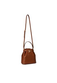Lauren Ralph Lauren - LAUREN RALPH LAUREN Torebka 431982787002 Brązowy. Kolor: brązowy. Materiał: skórzane #6