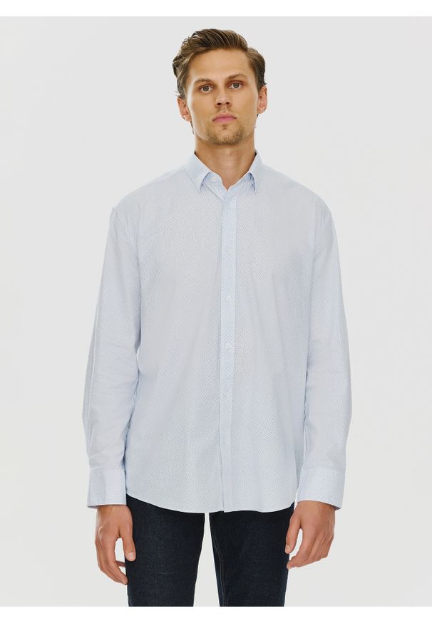 PAKO LORENTE – Koszula o kroju Regular w mikrowzór P24SF-1X-026-B-R - Pako Lorente. Długość rękawa: długi rękaw. Długość: długie