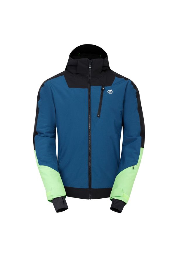 DARE 2B - Męska Kurtka Narciarska Halfpipe II. Kolor: szary, czarny, niebieski, wielokolorowy. Sezon: zima. Sport: narciarstwo