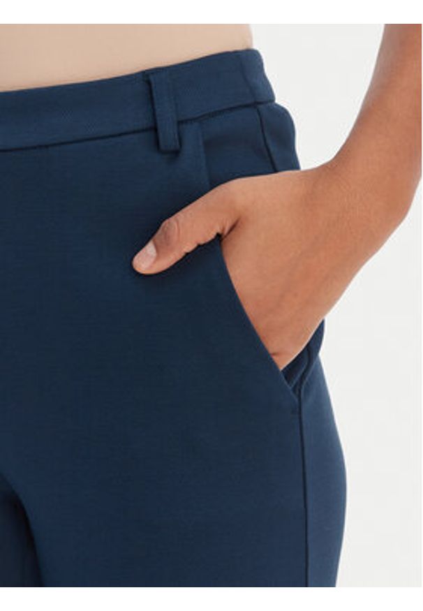 Patrizia Pepe Spodnie materiałowe 8P082/ A715 Niebieski Slim Fit. Kolor: niebieski. Materiał: wiskoza