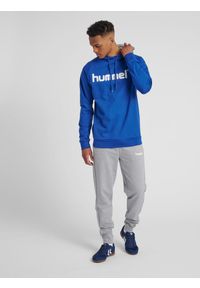 Bluza do piłki ręcznej męska Hummel Cotton Logo z kapturem. Typ kołnierza: kaptur. Kolor: niebieski