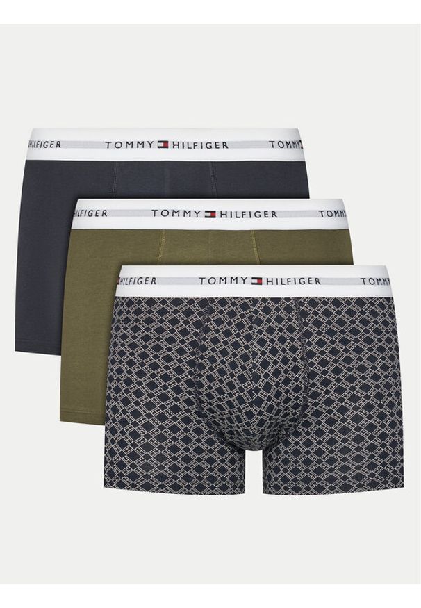 TOMMY HILFIGER - Tommy Hilfiger Komplet 3 par bokserek UM0UM02768 Kolorowy. Materiał: bawełna. Wzór: kolorowy