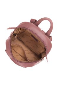 Wittchen - Damski plecak z miękkiej ekoskóry. Kolor: różowy. Materiał: skóra ekologiczna. Wzór: haft. Styl: elegancki, sportowy #5