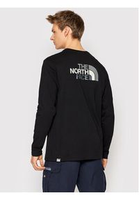 The North Face Longsleeve Easy Tee NF0A2TX1 Czarny Regular Fit. Kolor: czarny. Materiał: bawełna. Długość rękawa: długi rękaw