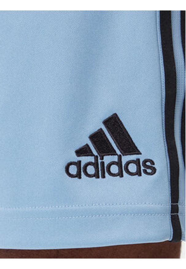 Adidas - adidas Szorty sportowe Teamgeist adicolor JW1348 Błękitny Regular Fit. Kolor: niebieski. Materiał: syntetyk. Styl: sportowy