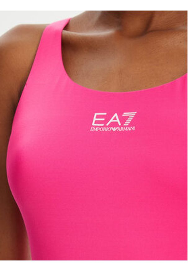 EA7 Emporio Armani Strój kąpielowy 7W000321 AF12599 Z4001 Różowy. Kolor: różowy. Materiał: syntetyk