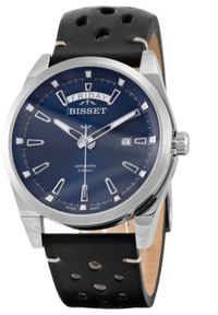 Zegarek Bisset Męski zegarek szwajcarski AUTOMAT BSCF39 szkło szafirowe gt. Kolor: niebieski #1