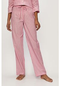 Lauren Ralph Lauren - Piżama. Kolor: różowy. Materiał: tkanina, bawełna, wiskoza #2