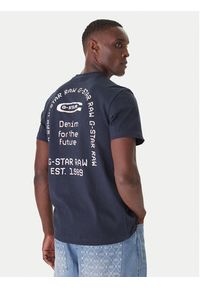 G-Star RAW - G-Star Raw T-Shirt Back Gr Arch D26047-C336 Czarny Regular Fit. Kolor: czarny. Materiał: bawełna #5