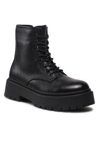 DeeZee Trzewiki H120101-01 Czarny. Kolor: czarny. Materiał: skóra #6