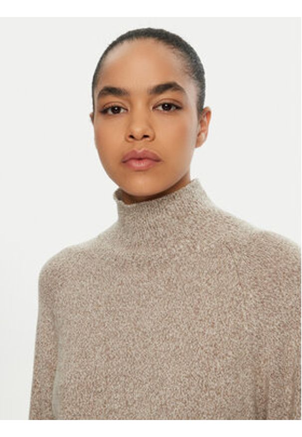 Marella Golf Falange 2423366184 Brązowy Regular Fit. Typ kołnierza: golf. Kolor: brązowy. Materiał: syntetyk, wiskoza