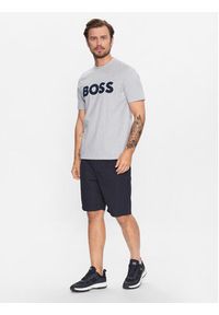BOSS - Boss Szorty materiałowe 50488628 Granatowy Relaxed Fit. Kolor: niebieski. Materiał: bawełna #4