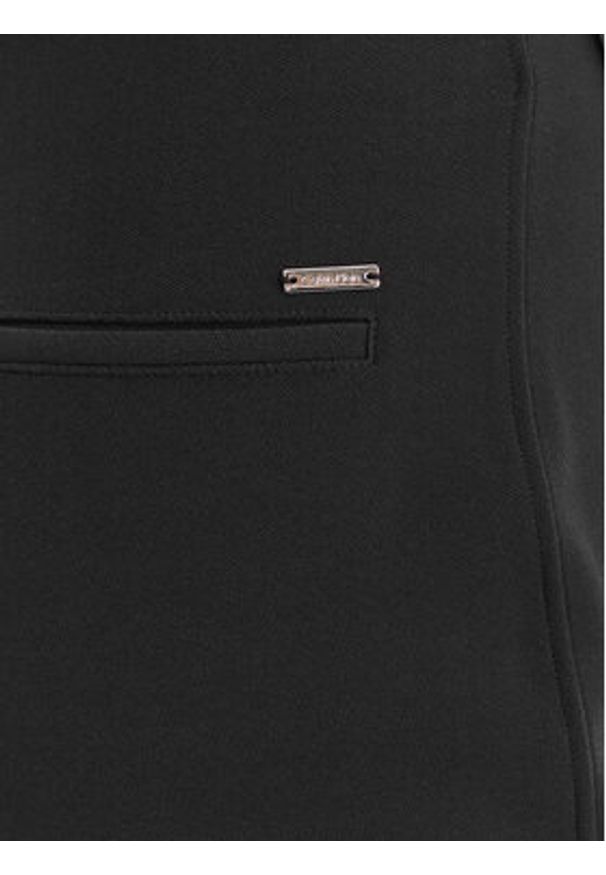 Calvin Klein Spodnie materiałowe LV044B223G Czarny Flare Fit. Kolor: czarny. Materiał: syntetyk