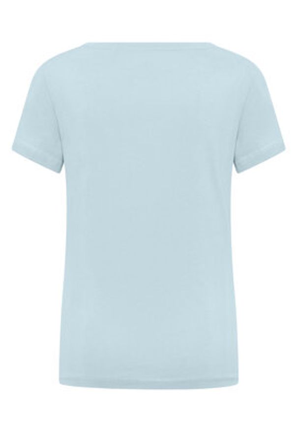 Mustang T-Shirt Beverly 1016517 Zielony Slim Fit. Kolor: zielony. Materiał: bawełna