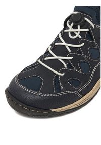 Rieker Sneakersy L0551-14 Granatowy. Kolor: niebieski. Materiał: materiał #5
