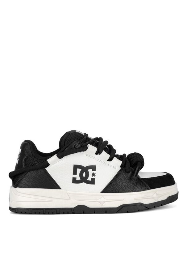 DC Sneakersy RS-23M07073 Biały. Kolor: biały. Materiał: skóra