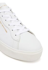 TOMMY HILFIGER - Tommy Hilfiger Sneakersy Chic Platform Cupsole Sneaker FW0FW09021 Biały. Kolor: biały. Materiał: skóra. Obcas: na platformie #3